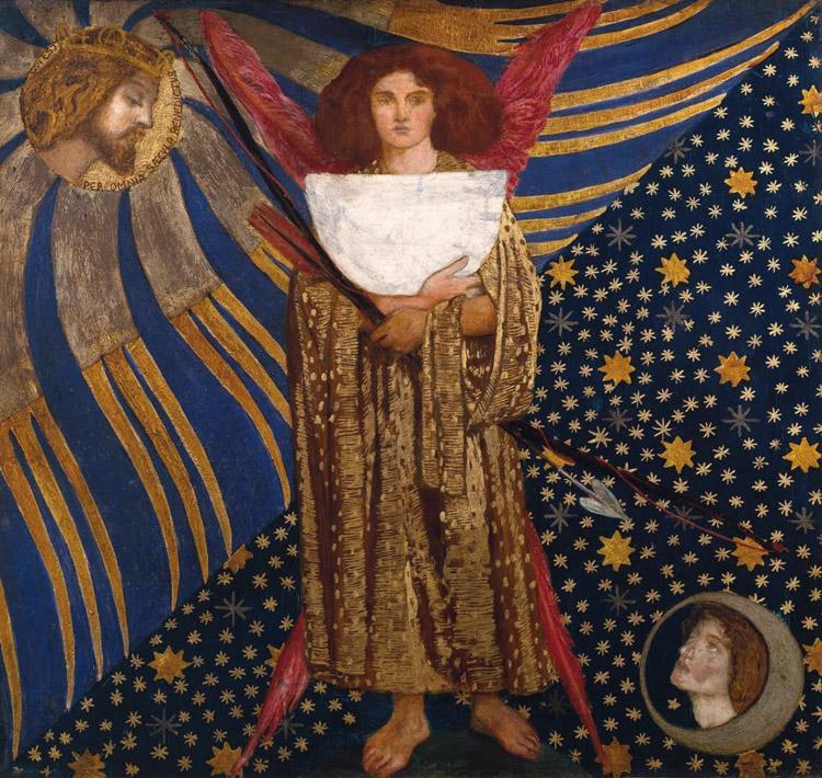 Dante Gabriel Rossetti Dantis Amor (mk28) oil painting image